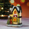 LED Resin Village House Ornament