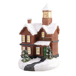 LED Resin Village House Ornament