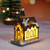 LED Resin Village House Ornament