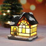 LED Resin Village House Ornament