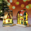 LED Resin Village House Ornament