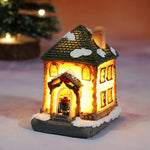 LED Resin Village House Ornament
