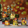 LED Resin Village House Ornament