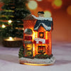LED Resin Village House Ornament