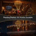 Christmas Parachute Santa Lights